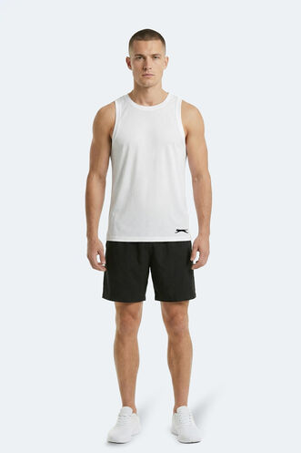 Slazenger KORBA Erkek Kolsuz Beyaz Tişört - Thumbnail