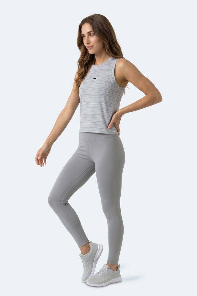 Slazenger KOREY Kadın Kolsuz Beyaz Tişört