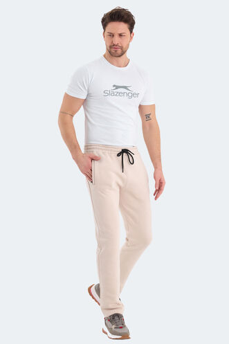 Slazenger KORSA Men's Sweatpants Beige - Thumbnail