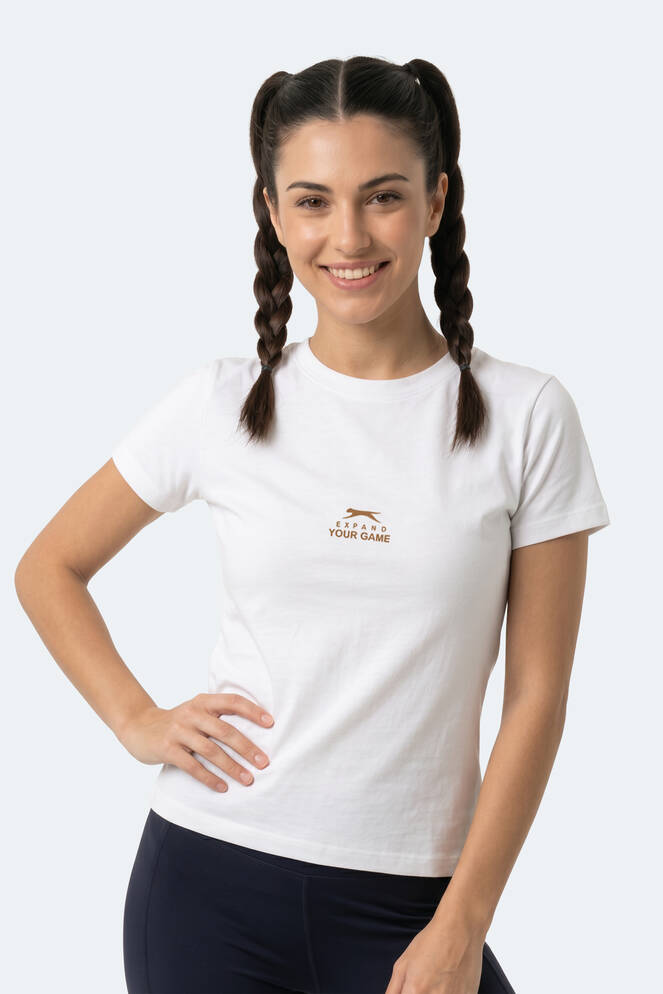 Slazenger KOSTA Kadın Ekru Tişört