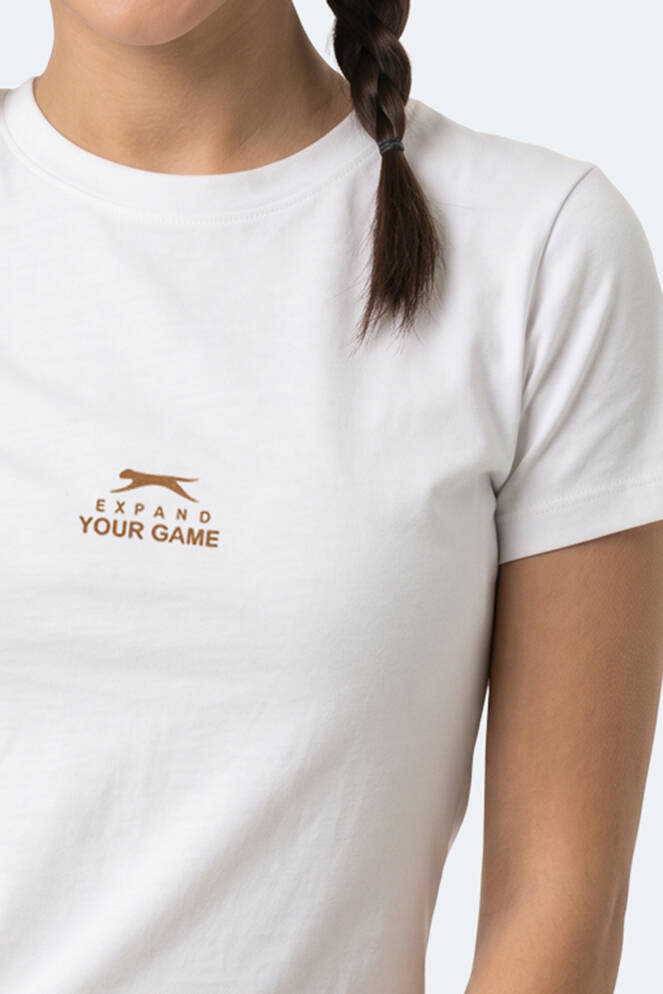 Slazenger KOSTA Kadın Ekru Tişört