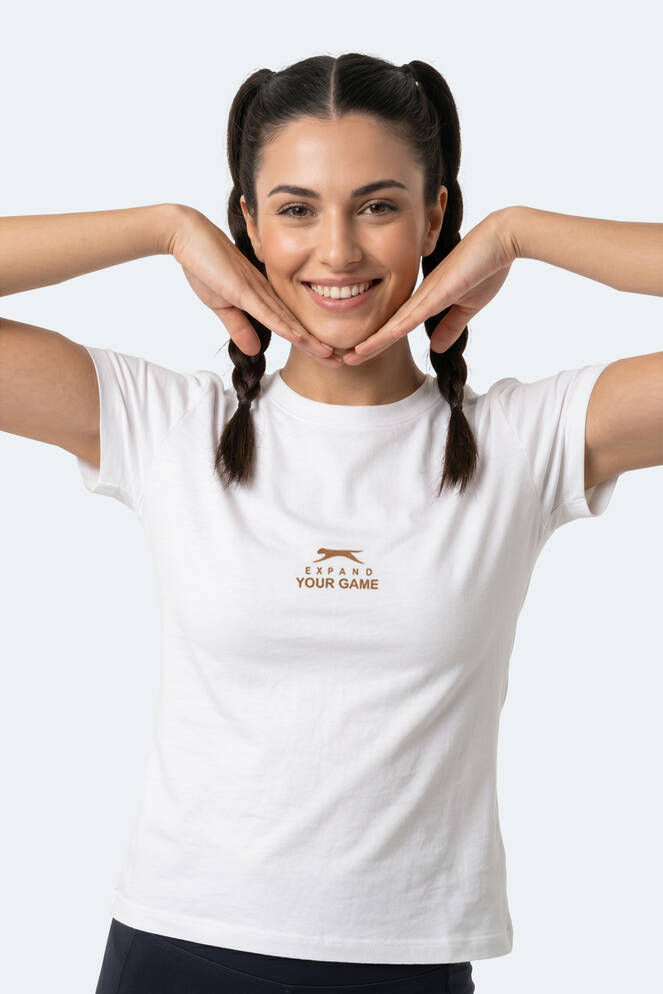 Slazenger KOSTA Kadın Ekru Tişört