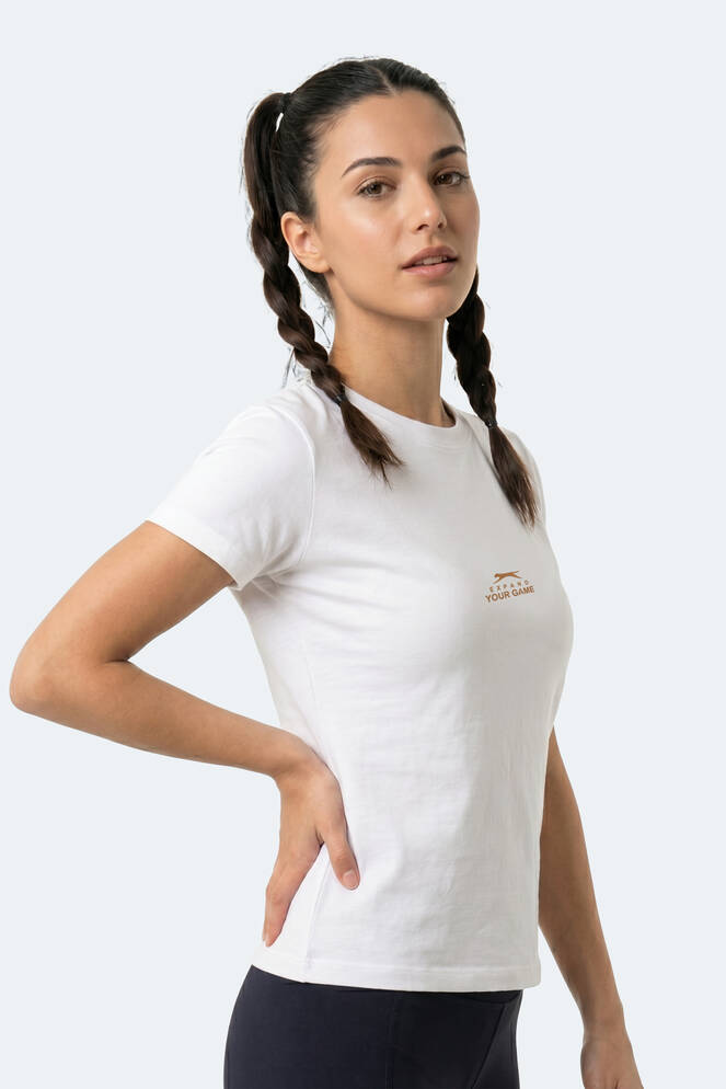 Slazenger KOSTA Kadın Ekru Tişört