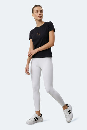 Slazenger KOSTA Kadın Siyah Tişört - Thumbnail