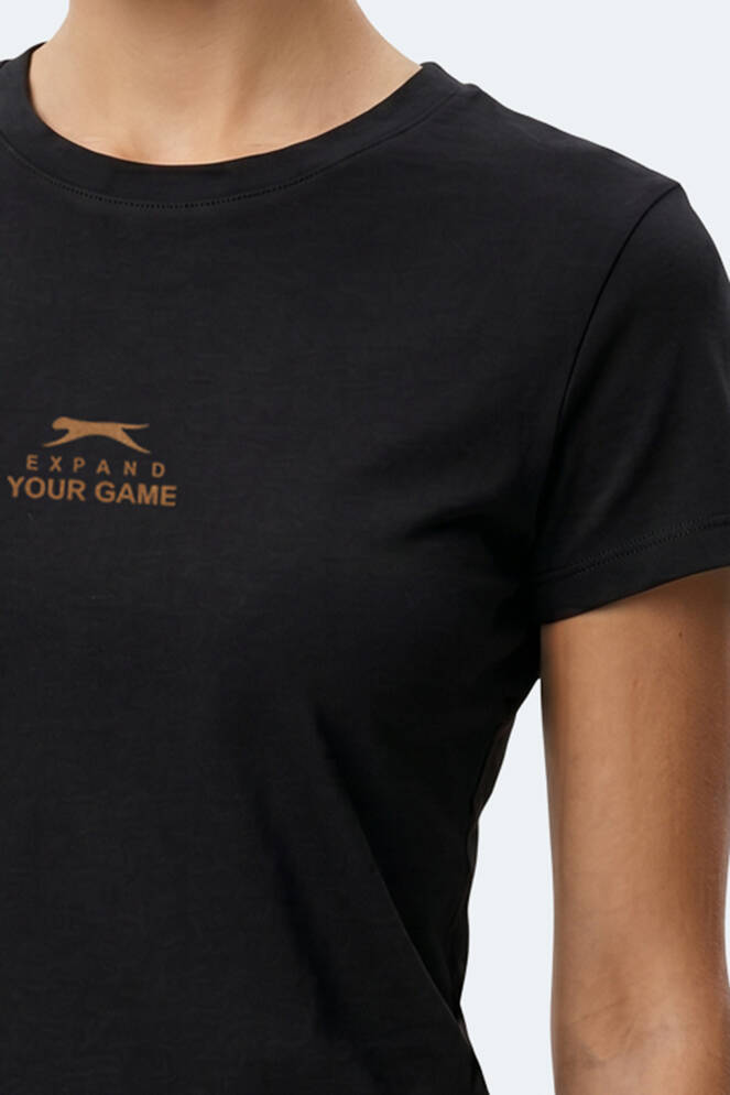 Slazenger KOSTA Kadın Siyah Tişört