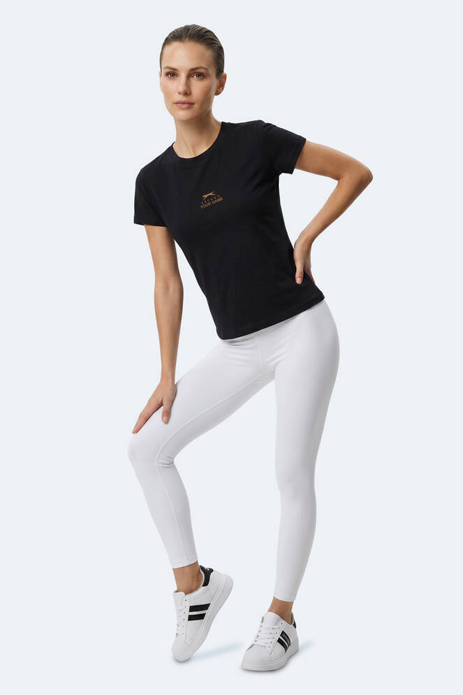 Slazenger KOSTA Kadın Siyah Tişört