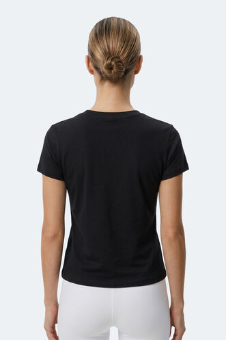 Slazenger KOSTA Kadın Siyah Tişört - Thumbnail