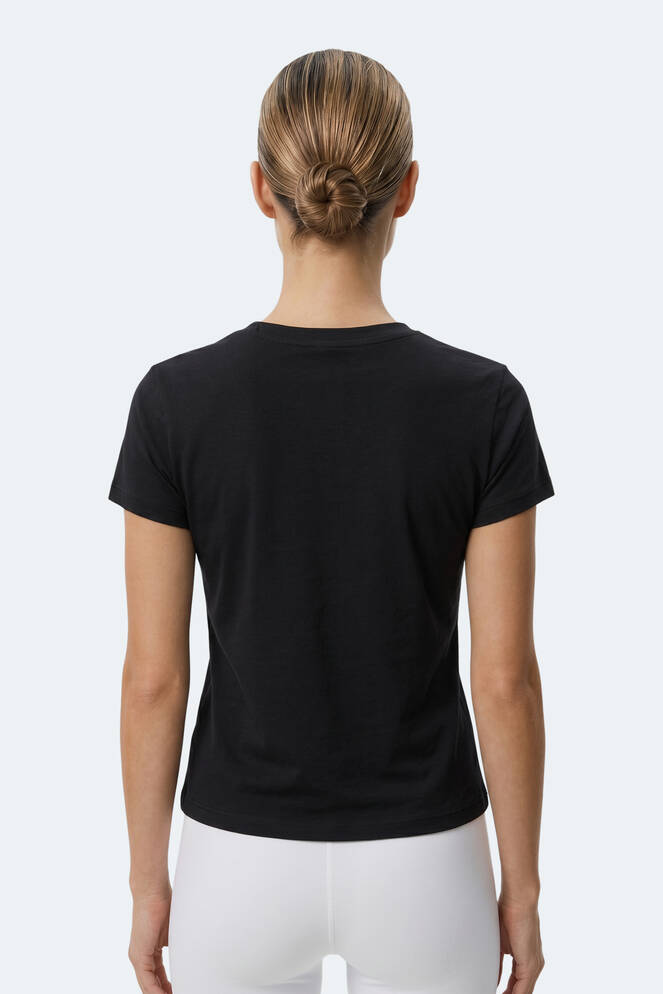 Slazenger KOSTA Kadın Siyah Tişört