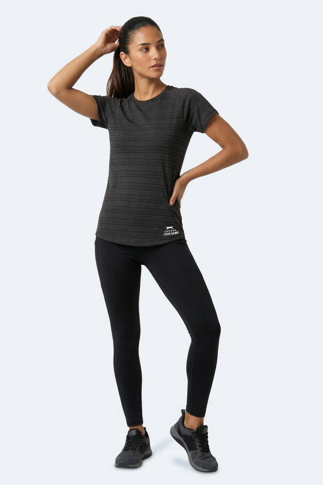 Slazenger KOUTA Kadın Siyah Tişört