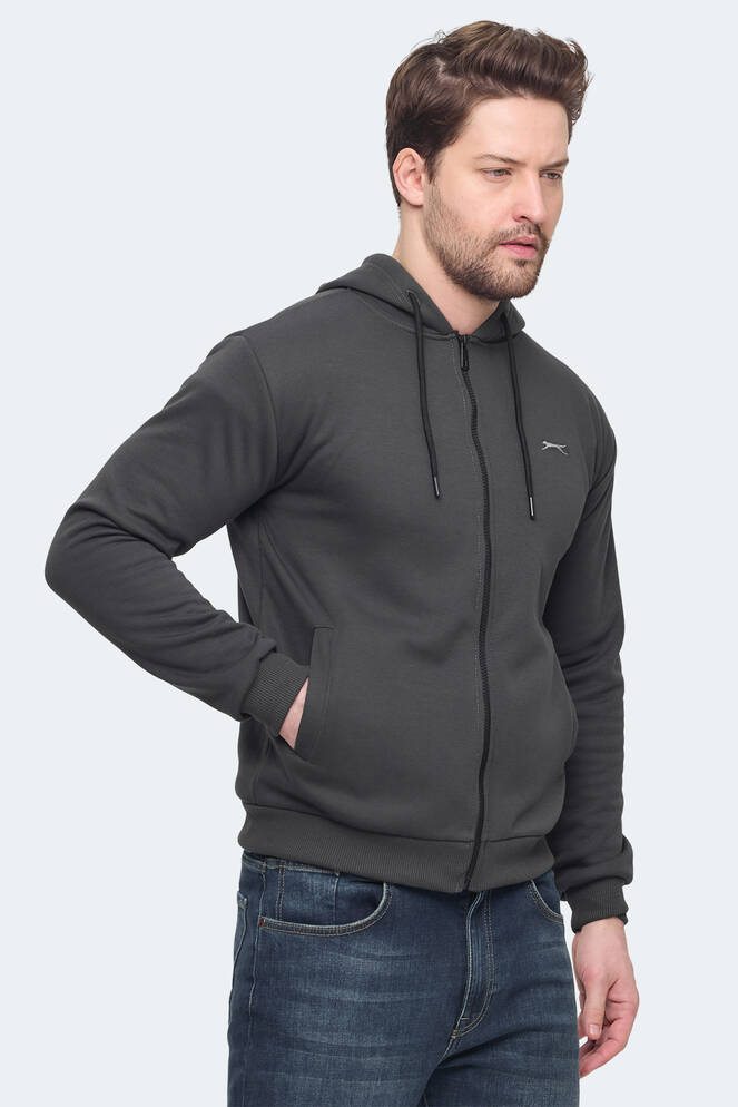 Slazenger KOZZAX Erkek Sweatshirt Antrasit