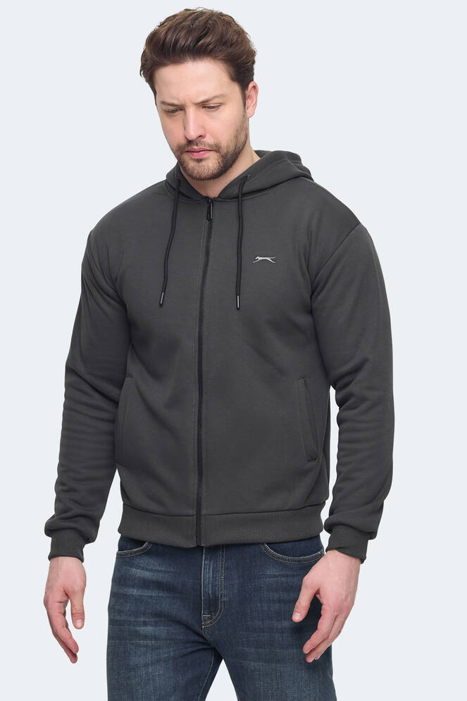 Slazenger KOZZAX Erkek Sweatshirt Antrasit