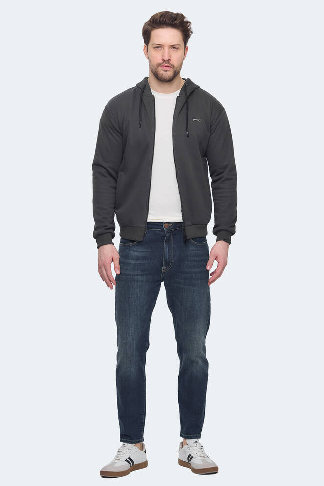 Slazenger KOZZAX Erkek Sweatshirt Antrasit