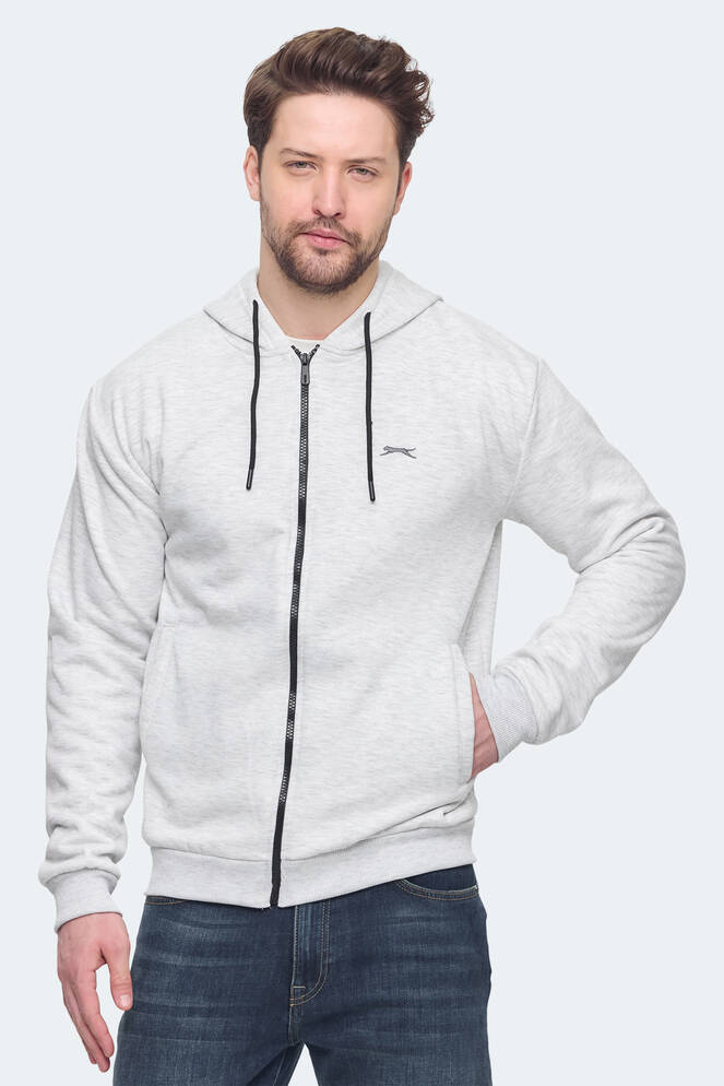 Slazenger KOZZAX Erkek Sweatshirt Koyu Gri