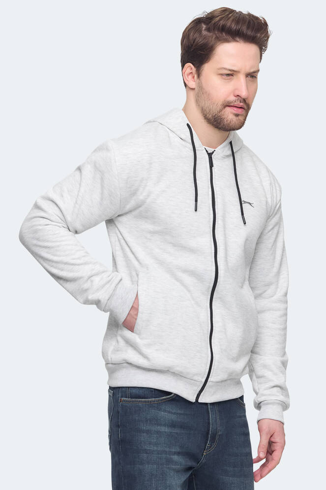 Slazenger KOZZAX Erkek Sweatshirt Koyu Gri