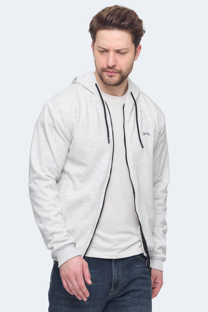 Slazenger KOZZAX Erkek Sweatshirt Koyu Gri