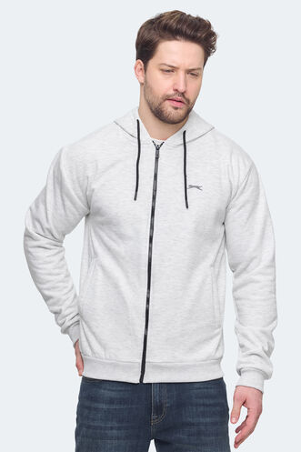 Slazenger KOZZAX Erkek Sweatshirt Koyu Gri - Thumbnail