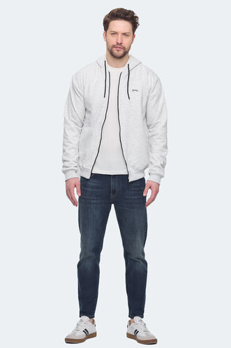 Slazenger KOZZAX Erkek Sweatshirt Koyu Gri - Thumbnail