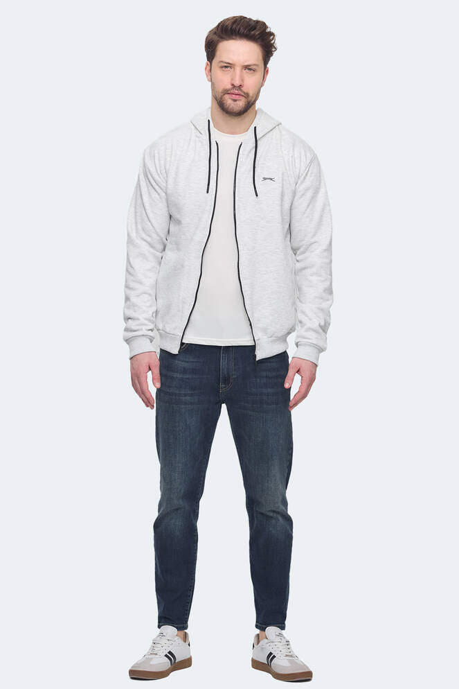 Slazenger KOZZAX Erkek Sweatshirt Koyu Gri