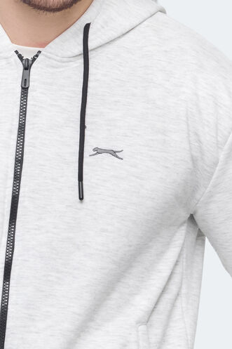 Slazenger KOZZAX Erkek Sweatshirt Koyu Gri - Thumbnail