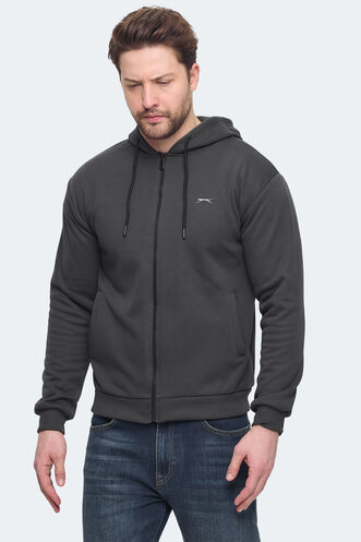 Slazenger KOZZAX Men's Sweatshirt Anthracite - Thumbnail