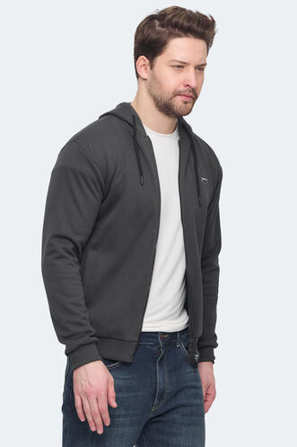 Slazenger KOZZAX Men's Sweatshirt Anthracite - Thumbnail