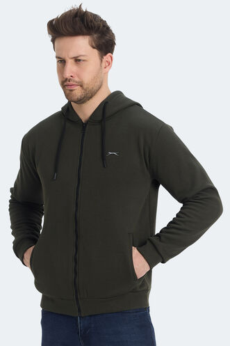 Slazenger KOZZAX Men's Sweatshirt Khaki - Thumbnail