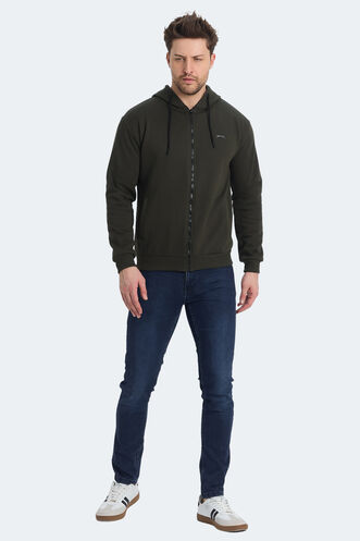 Slazenger KOZZAX Men's Sweatshirt Khaki - Thumbnail