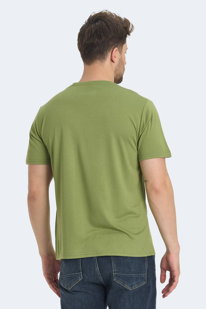 Slazenger KRAKKER Erkek Tişört Açık Yeşil