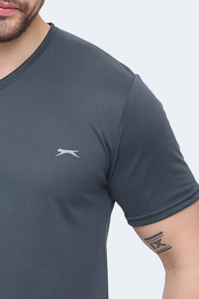 Slazenger KRAKKER Erkek Tişört Antrasit