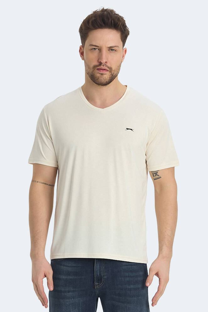 Slazenger KRAKKER Erkek Tişört Bej