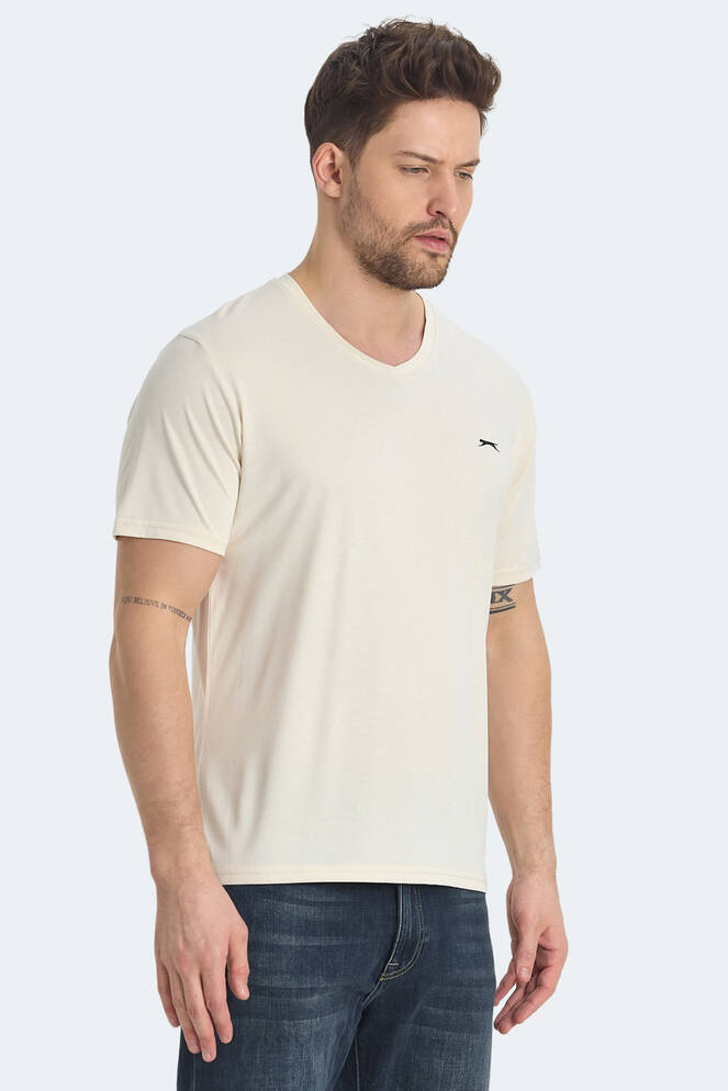 Slazenger KRAKKER Erkek Tişört Bej