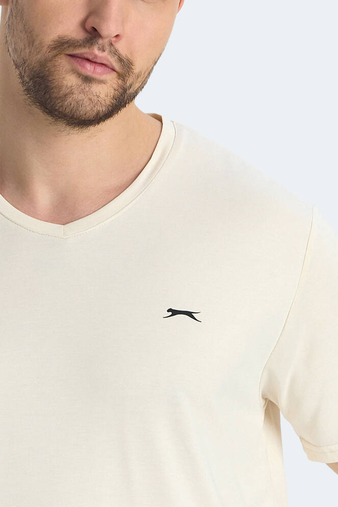 Slazenger KRAKKER Erkek Tişört Bej