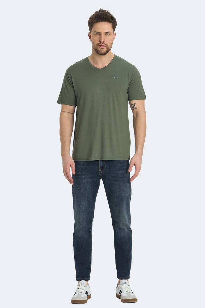 Slazenger KRAKKER Erkek Tişört Haki