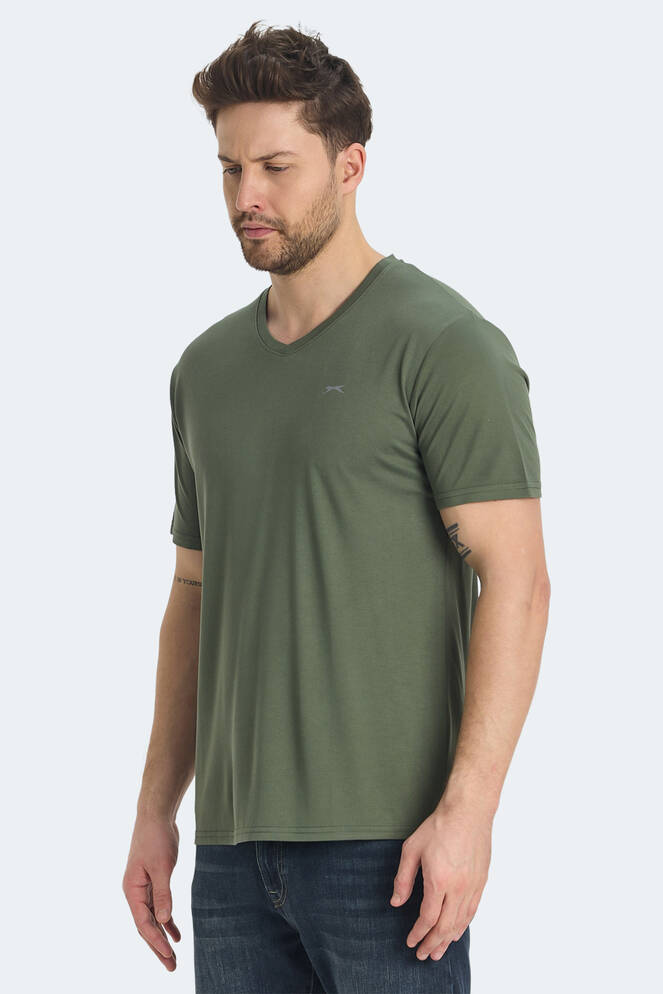 Slazenger KRAKKER Erkek Tişört Haki
