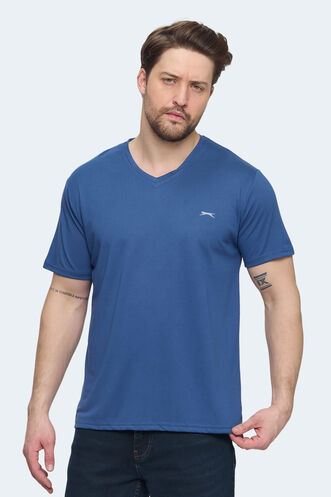Slazenger KRAKKER Erkek Tişört Indigo - Thumbnail