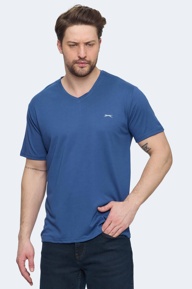 Slazenger KRAKKER Erkek Tişört Indigo