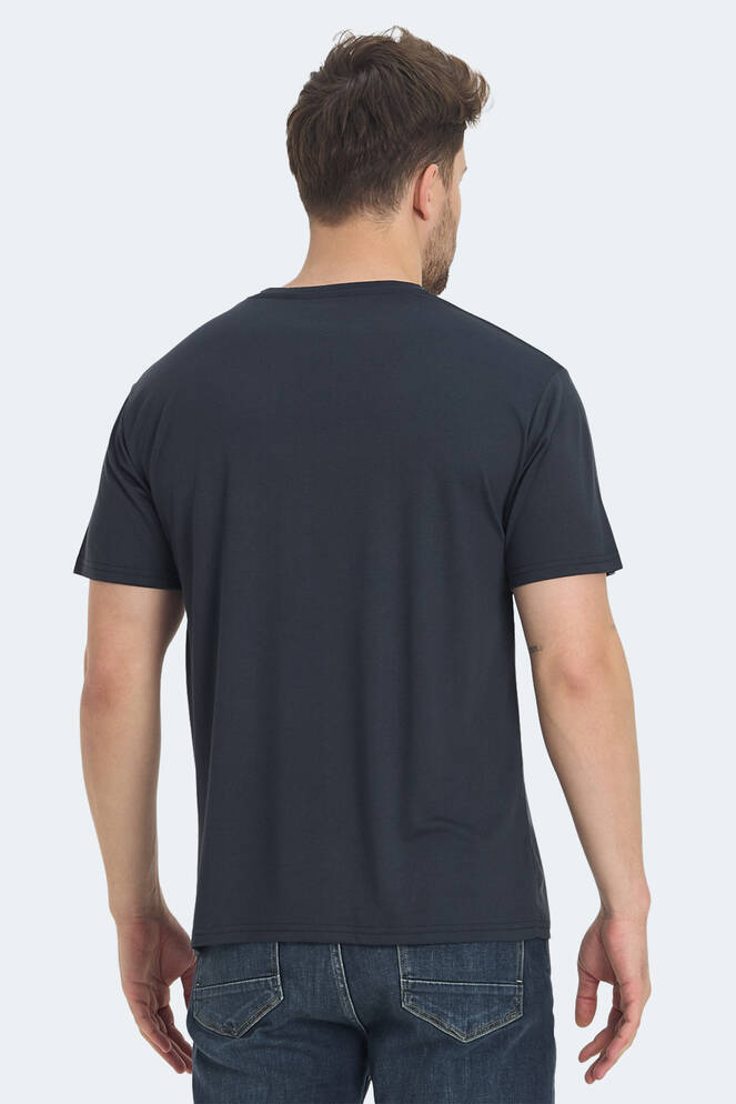 Slazenger KRAKKER Erkek Tişört Koyu Gri
