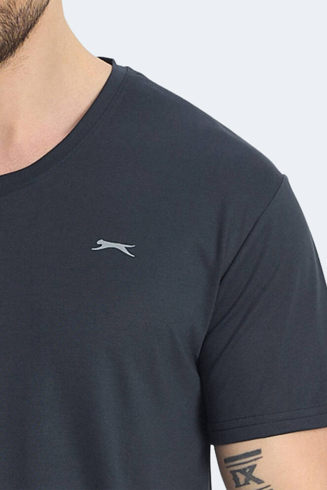 Slazenger KRAKKER Erkek Tişört Koyu Gri