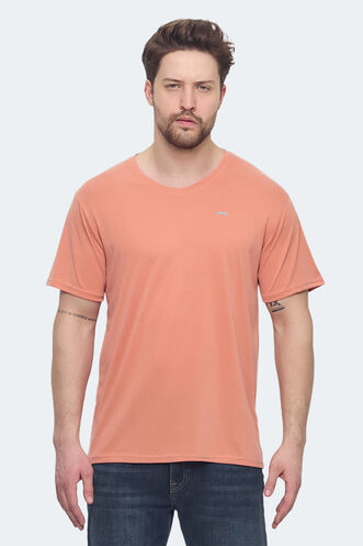 Slazenger - Slazenger KRAKKER Erkek Tişört Somon