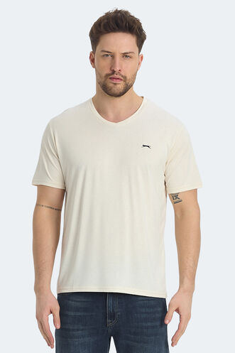 Slazenger - Slazenger KRAKKER Men's T-shirt Beige