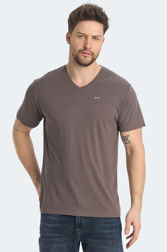 Slazenger KRAKKER Men's T-shirt Brown - Thumbnail