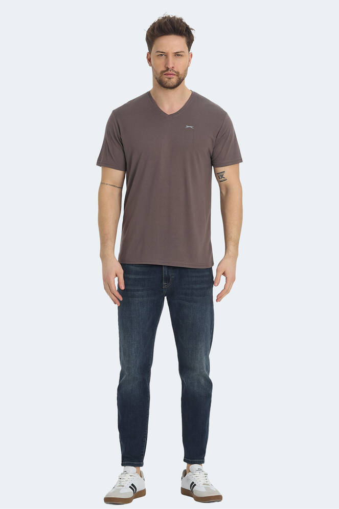 Slazenger KRAKKER Men's T-shirt Brown