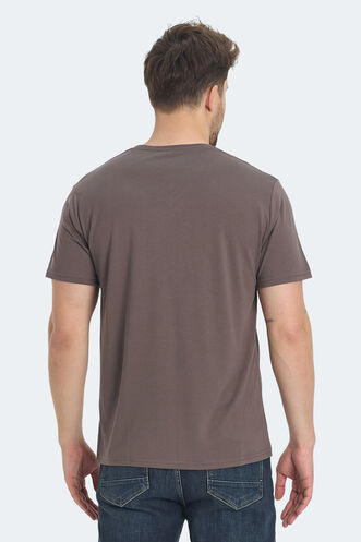 Slazenger KRAKKER Men's T-shirt Brown - Thumbnail