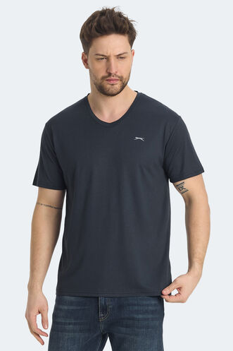 Slazenger KRAKKER Men's T-shirt Dark Grey - Thumbnail
