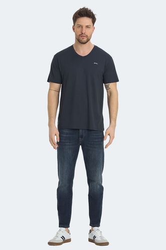 Slazenger KRAKKER Men's T-shirt Dark Grey - Thumbnail