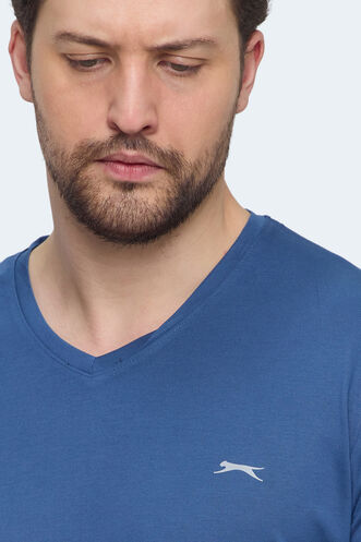 Slazenger KRAKKER Men's T-shirt Indigo - Thumbnail