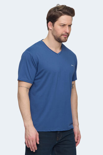 Slazenger KRAKKER Men's T-shirt Indigo - Thumbnail
