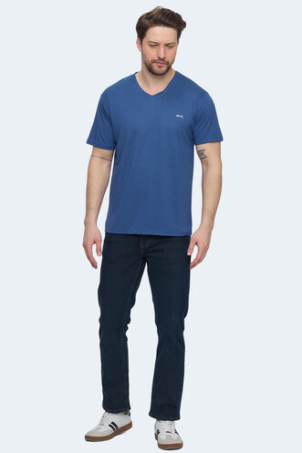Slazenger KRAKKER Men's T-shirt Indigo - Thumbnail