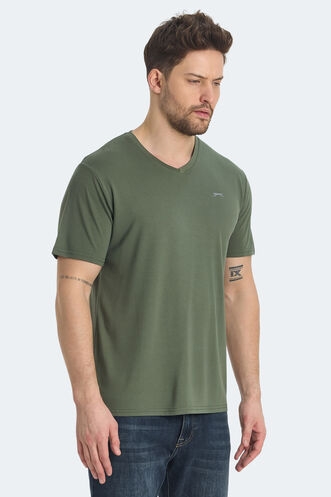 Slazenger KRAKKER Men's T-shirt Khaki - Thumbnail
