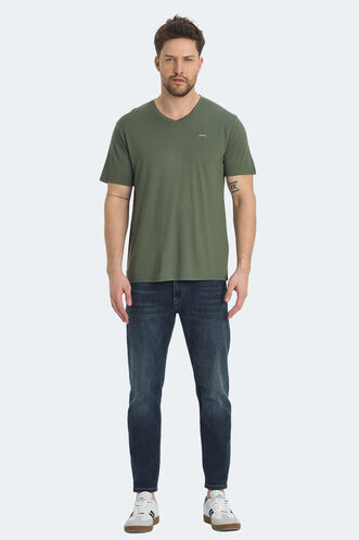 Slazenger KRAKKER Men's T-shirt Khaki - Thumbnail